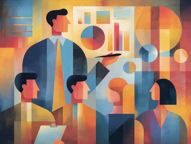 Présentation de données à une équipe en entreprise