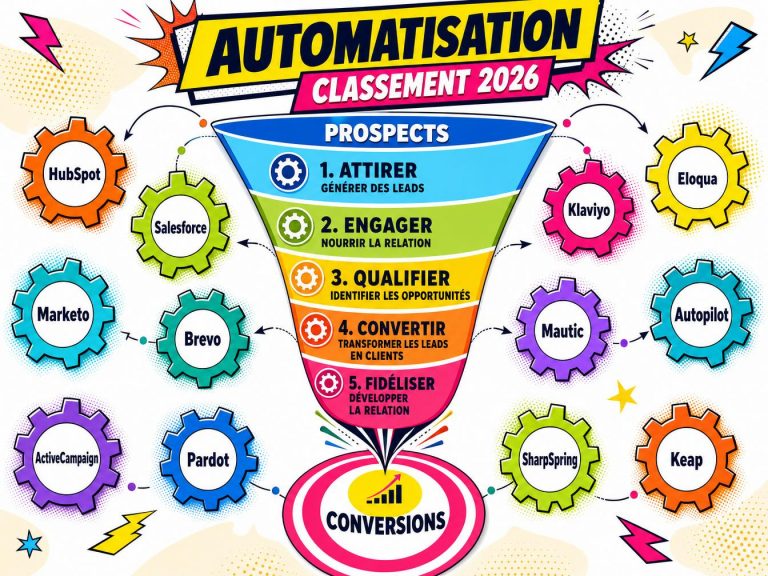 Entonnoir automatisation marketing classement 2026 prospects conversions